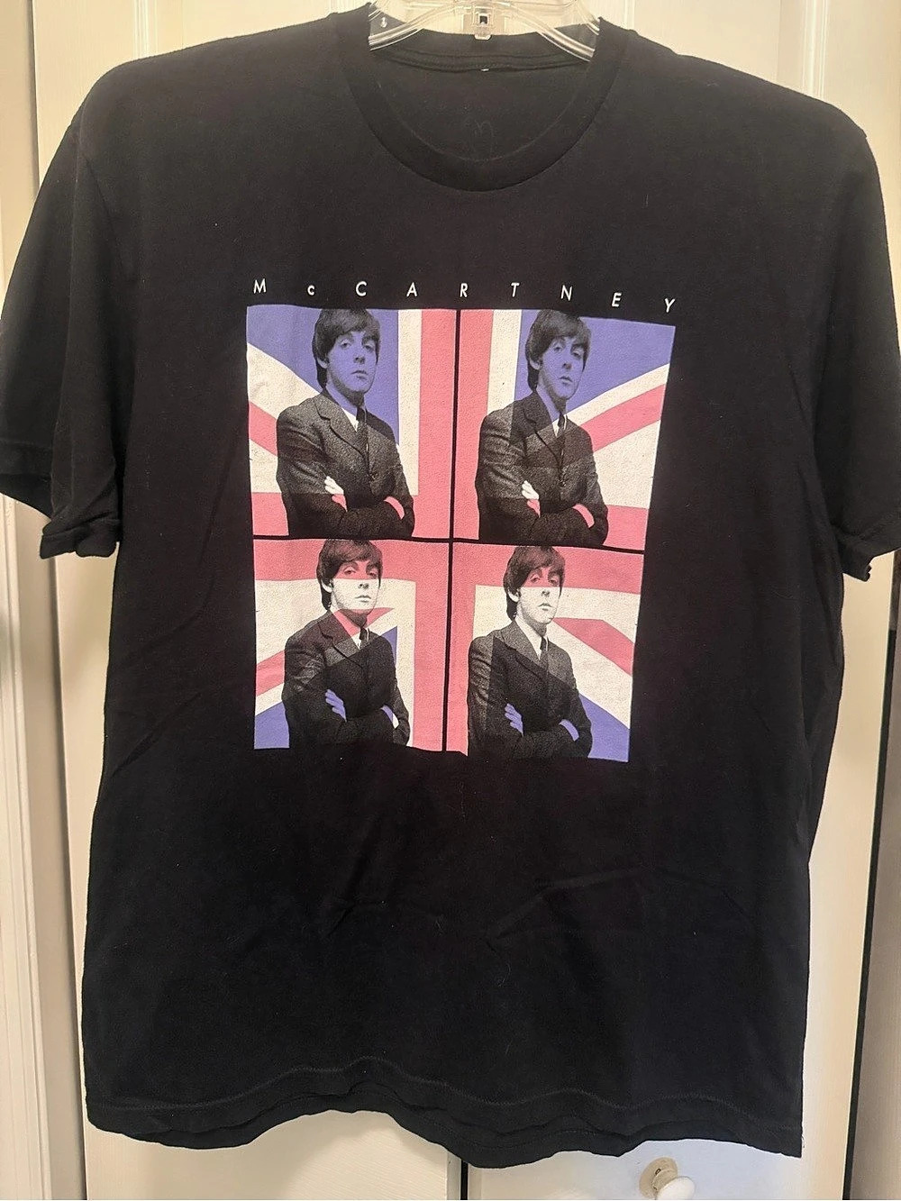 McCartney Tour 2014 Graphic Short Sleeve Tee in Black Like New XL